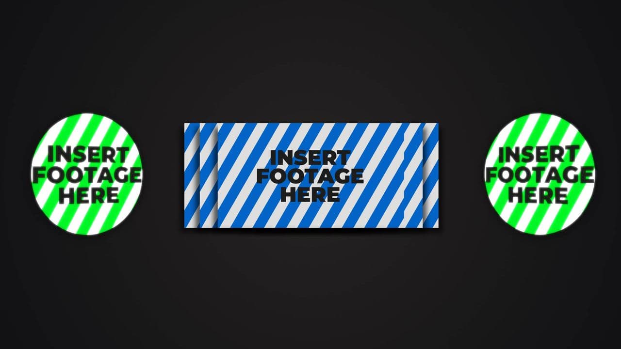 Dual Logo Reveal with Expanding Image Gallery