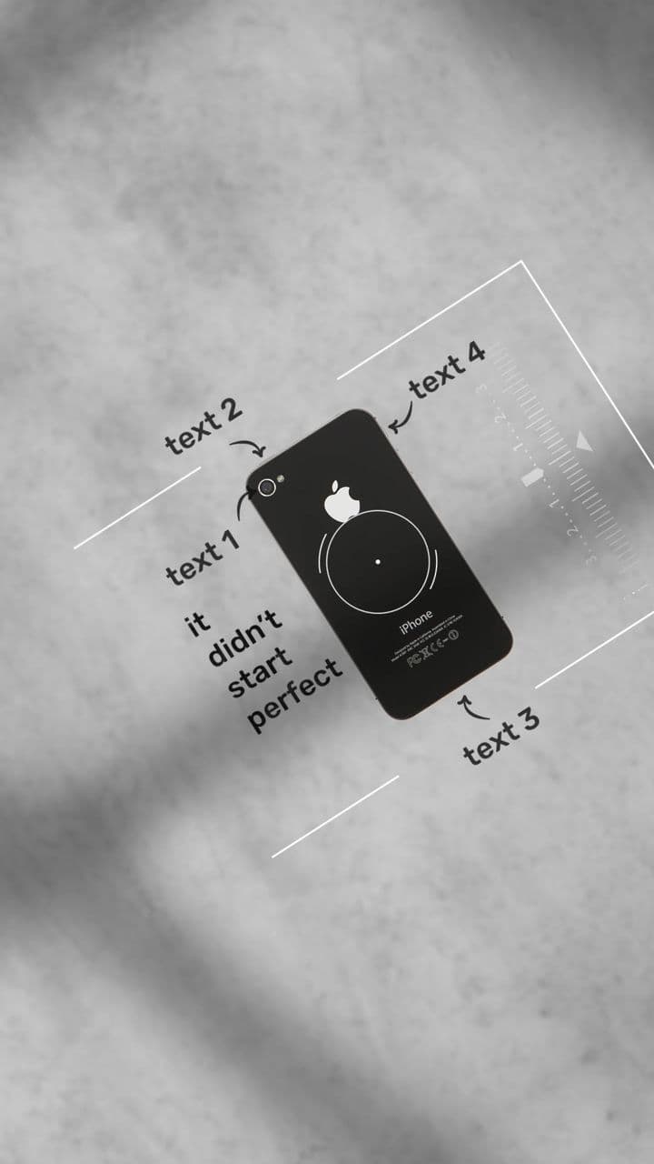 Iphone Evolution Storytelling with Inspirational Quote Reveal