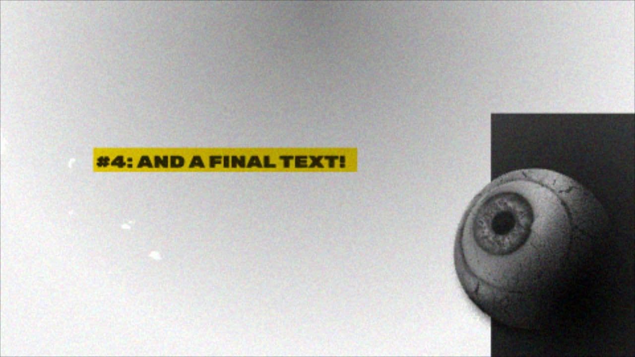 Dynamic Eye Animation with Text Highlights