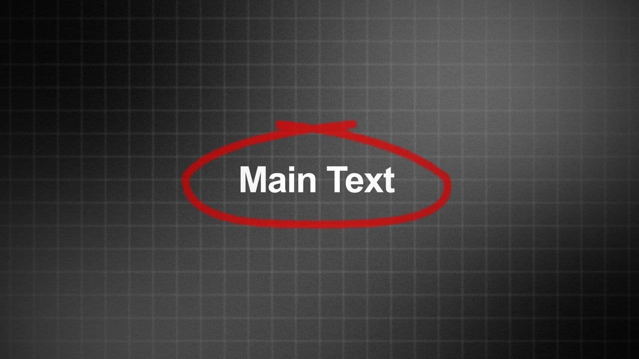 Red Marker Emphasis Animation (1-Text Circle)