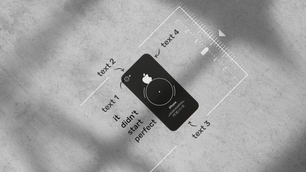 Iphone Evolution Storytelling with Inspirational Quote Reveal