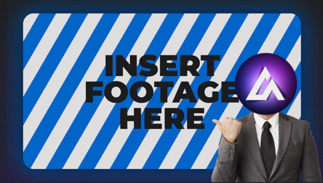 Animated Character | Pointing at Background with Zoom Effect