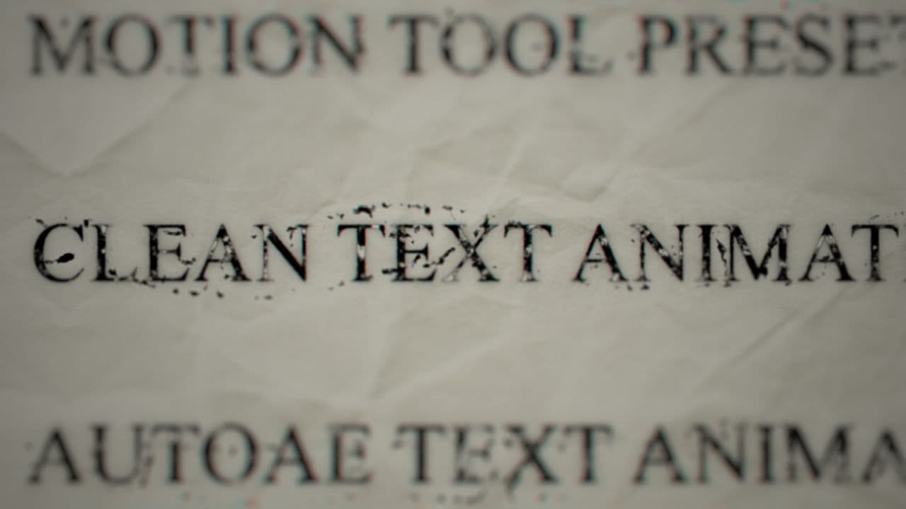 Glitch Typography Animation | Multiple Headline Reveals
