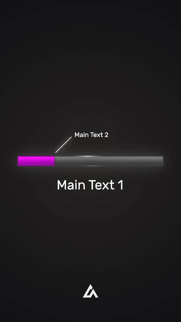 template Progress Timeline Animation | Dynamic Bar with Step Highlight preview