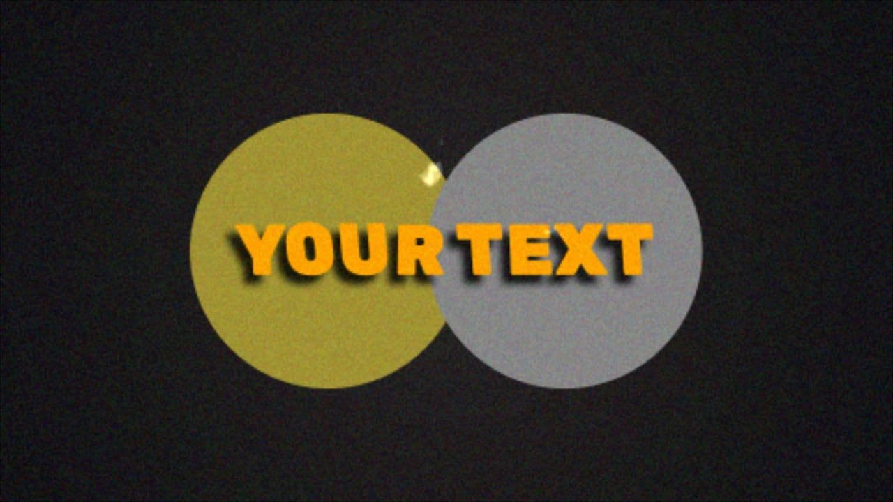 Circle Reveal Text with Telescope Effect