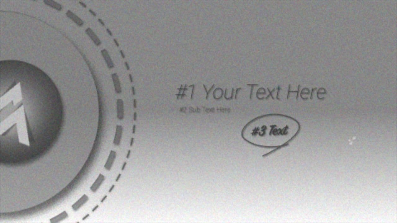 Spinning Wheel Logo Animation with Dynamic Text Reveal