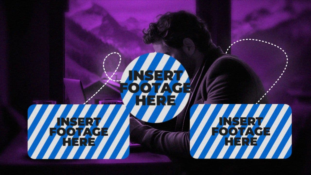Dynamic Logo&Footage Callout with Smooth Curved Lines
