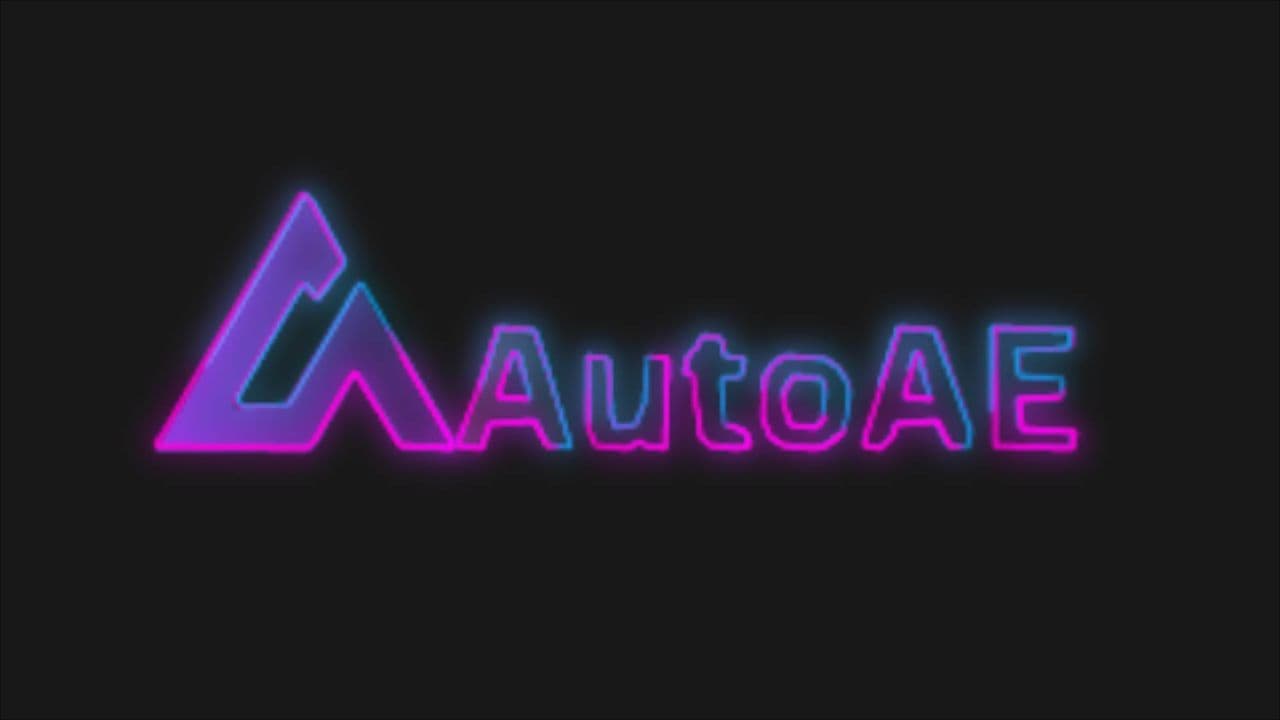 Neon Glow Spinning Logo Animation
