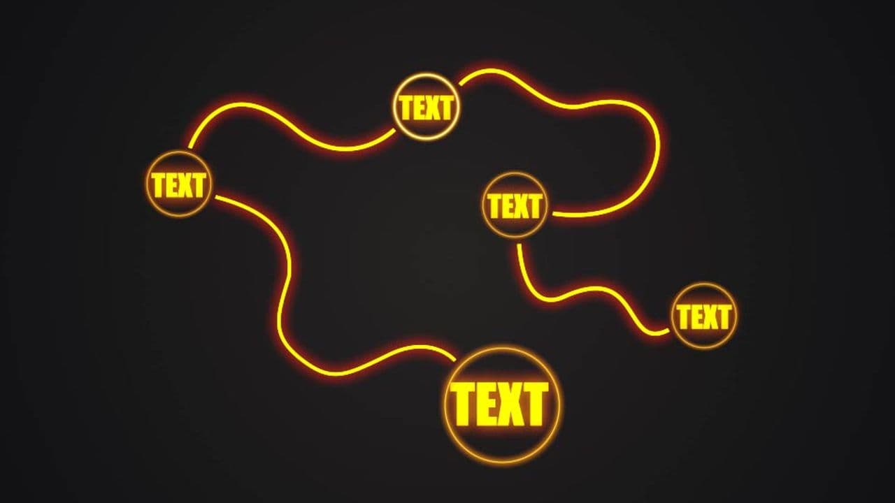 Glowing Text Step-by-Step Reveal | 5 Steps