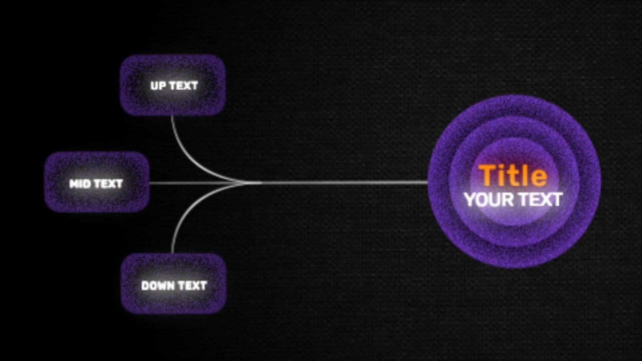 template 1-to-3 Flowchart Animation preview