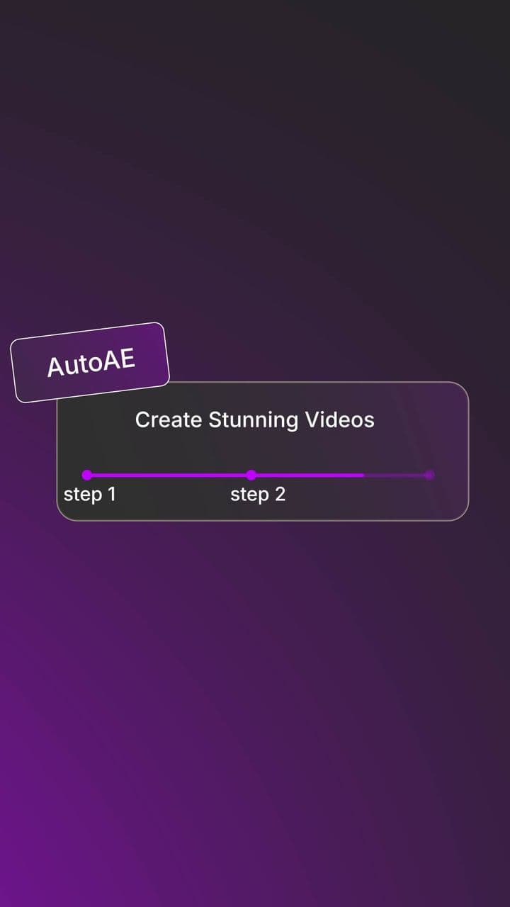 template 3-Step Progress Bar Transitions to a CTA Button Reveal preview
