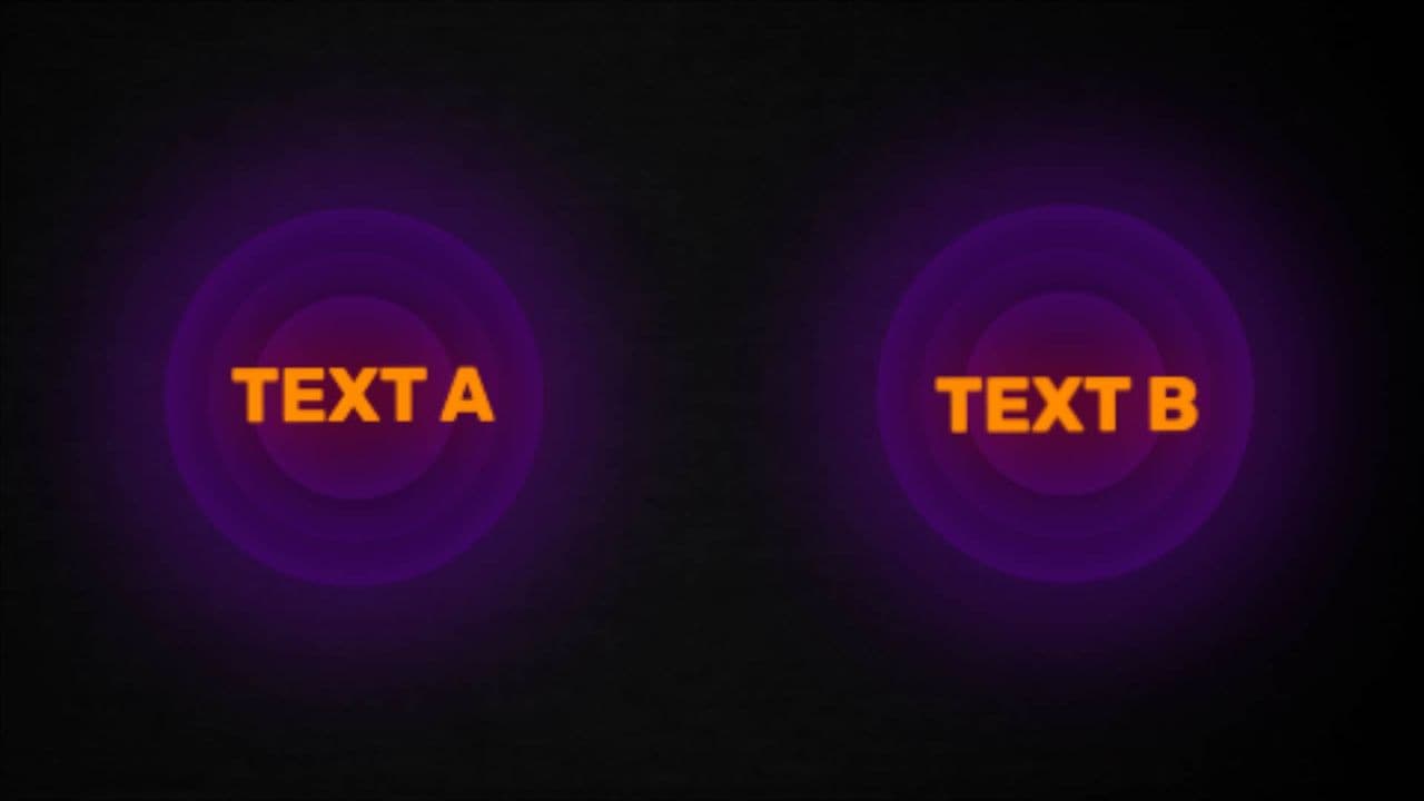 template Dual Circle Text Animation preview