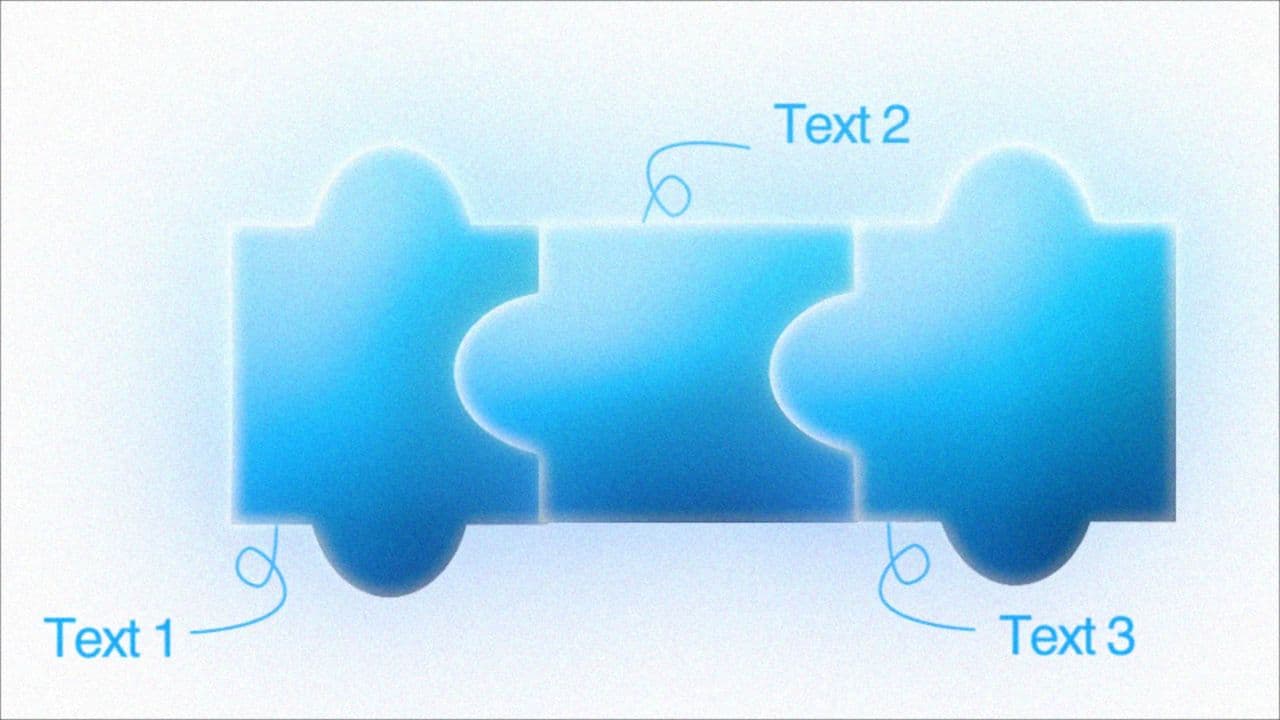 Apple-Style Glass Animation | 3-Part Puzzle for Tech Concept Breakdown