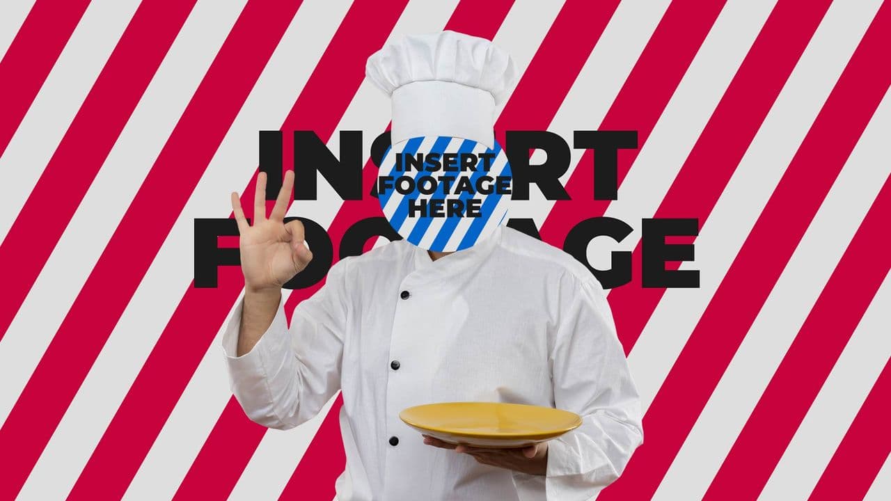 Chef Plate Hold with Left-to-Right Image