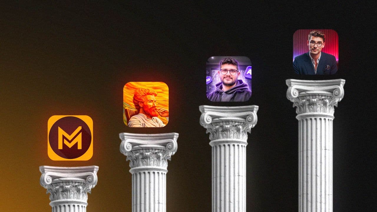 template Top 4 Ranking Animation – Roman Pillar Case Showcase preview