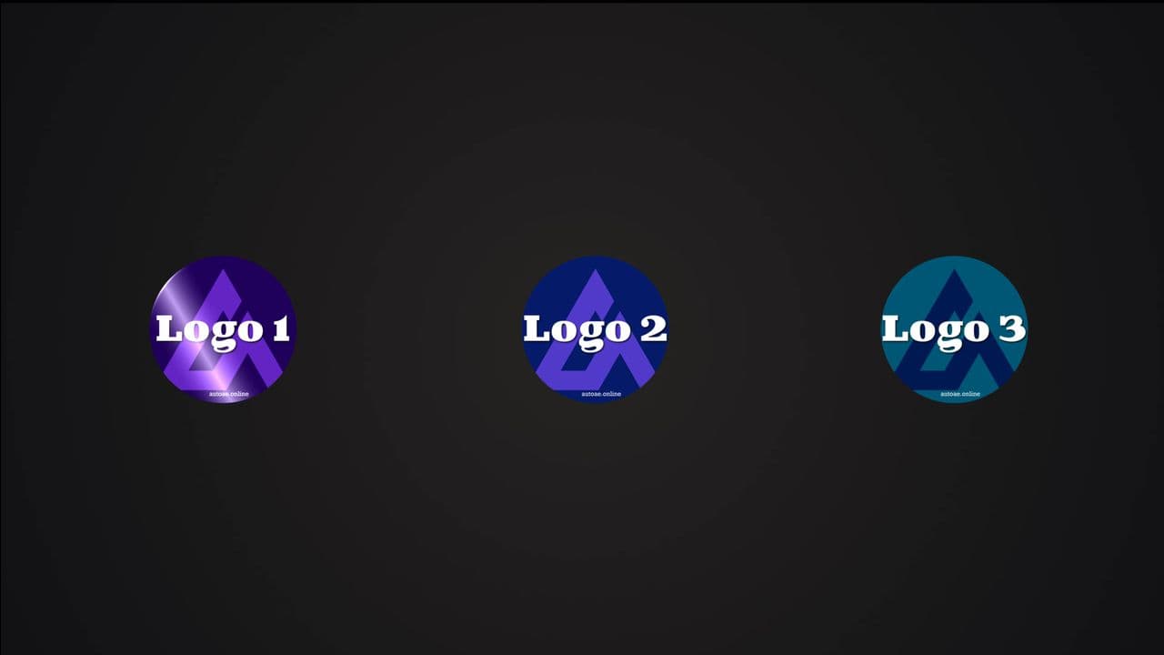 Dual Logo Animation with Rotating Motion