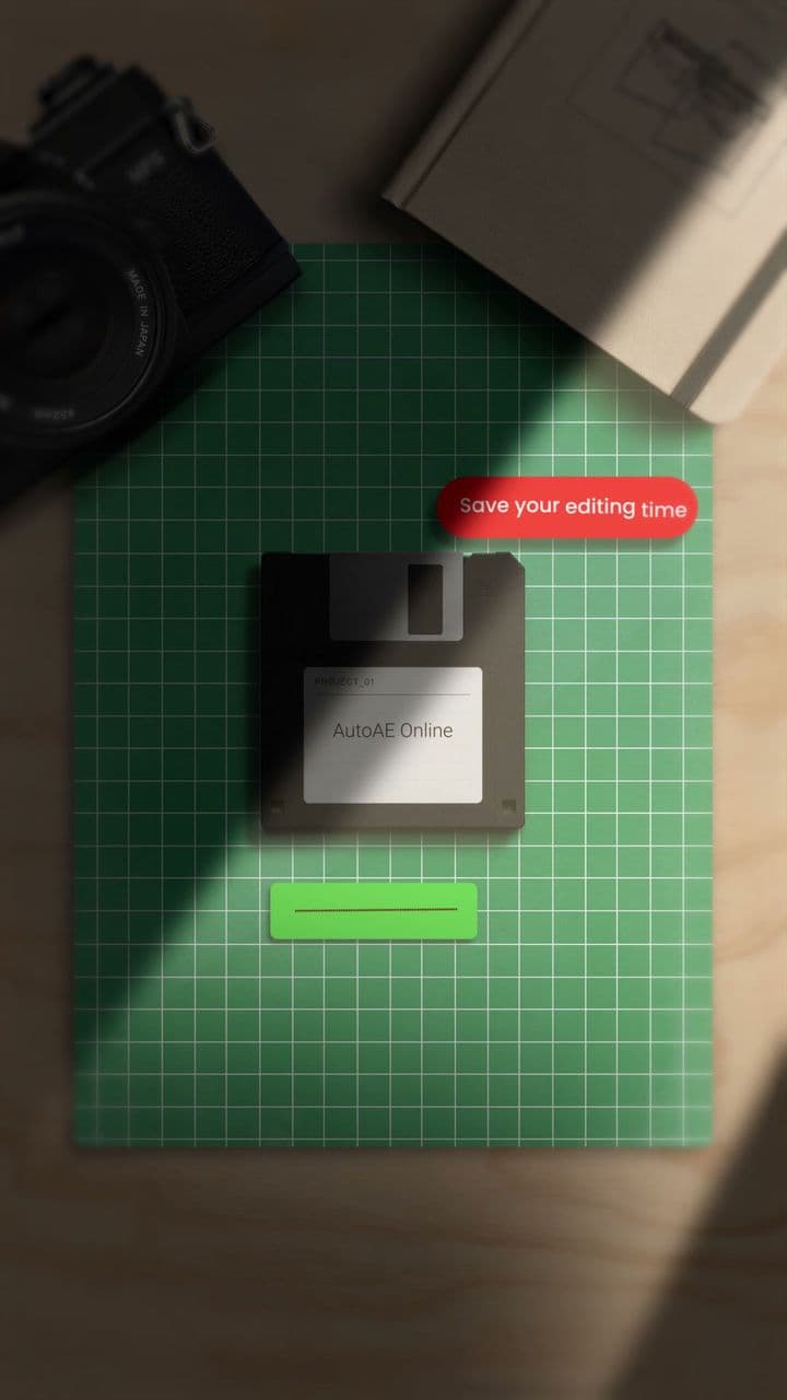 Real-world UI Animation | Floppy Disk Buttons & Progress