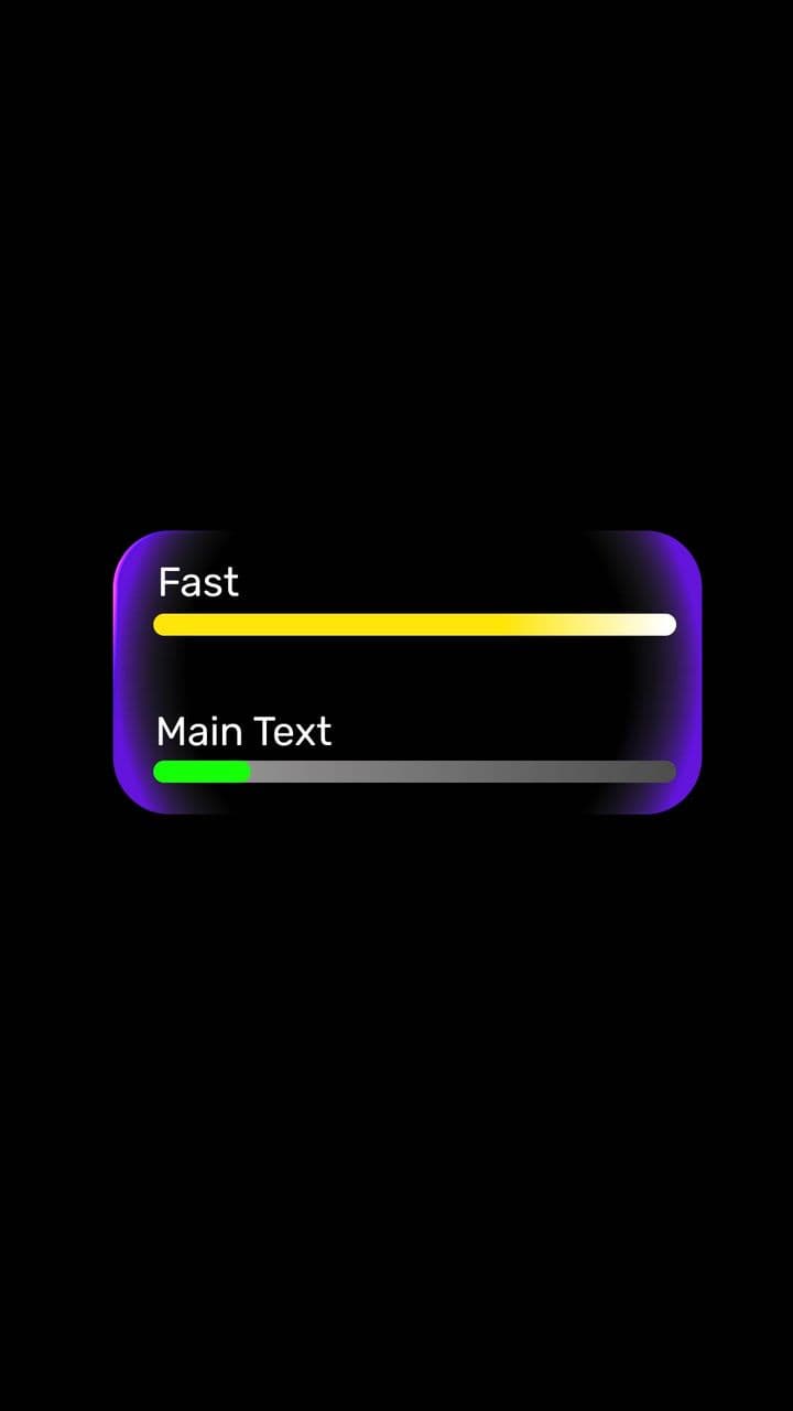 Modern Racing Bars Comparison Animation