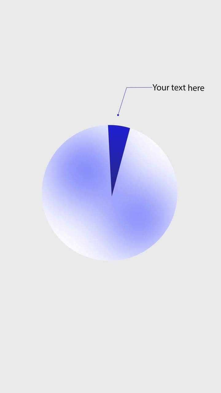 template 0X100x Style 3D Pie Chart Highlight preview
