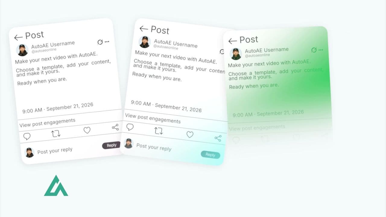 Corrra Launch Video Pt.2 · Social Post Reply UI