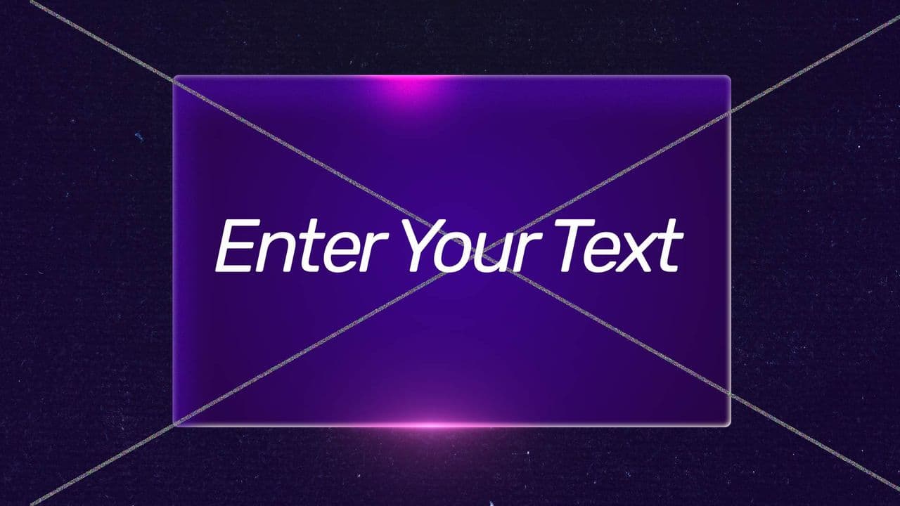 Envelope Reveal Text Animation | Retro Grainy Ribbon Style