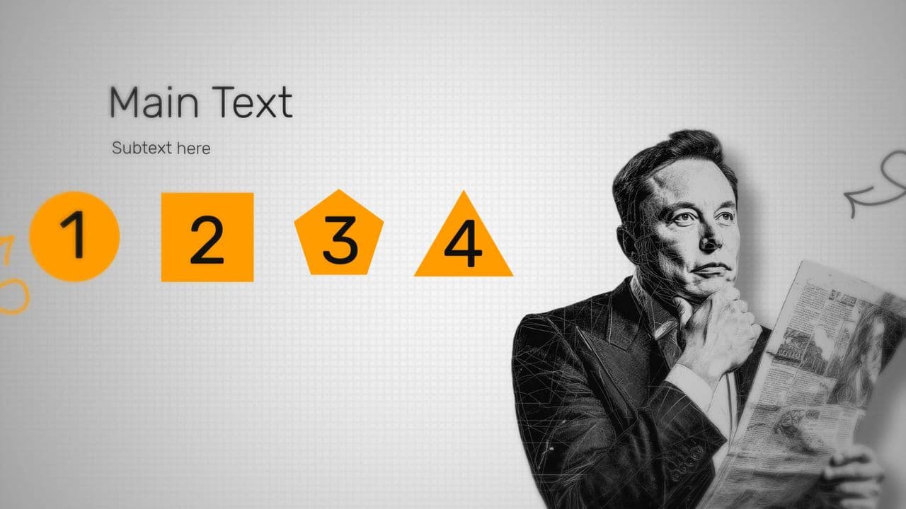 template 2-Line Mission Story Animation | Vintage Newspaper Reveal preview