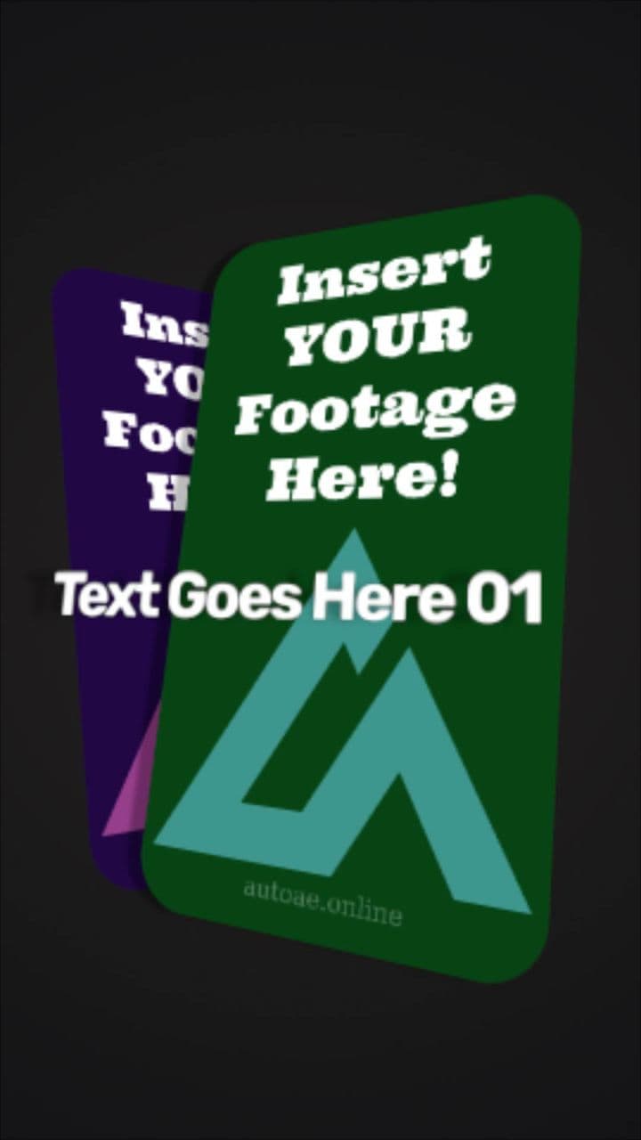 Bold Text Intro with Logo Pop & Dual Image Flash