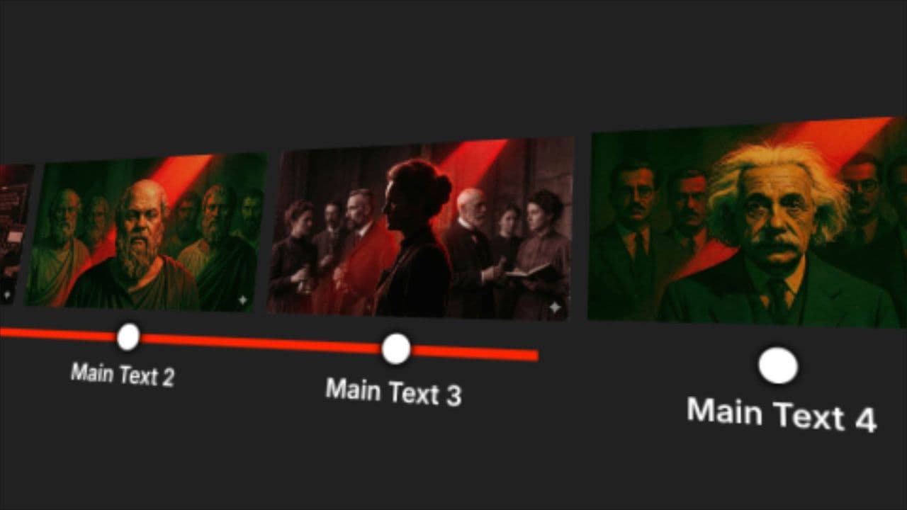 Dynamic 5-Step Timeline Animation