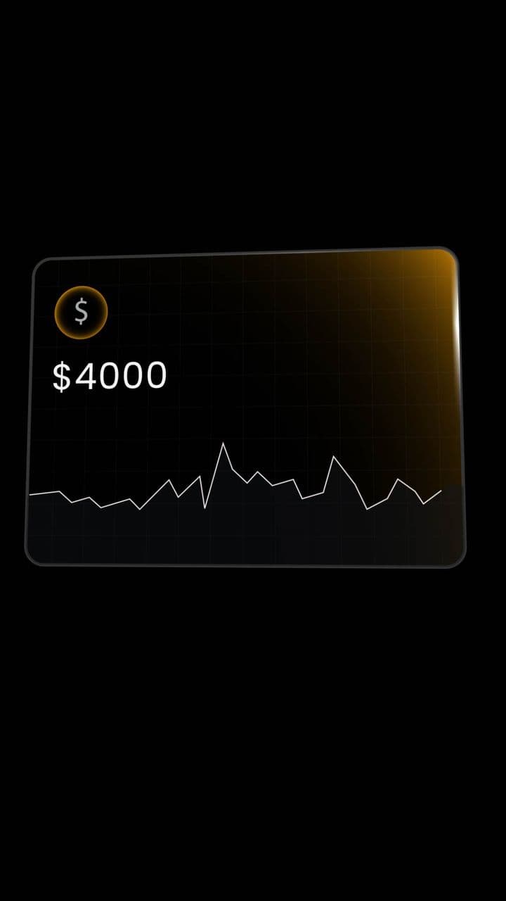 Animated Financial Metric Reveal with 1 Key Number