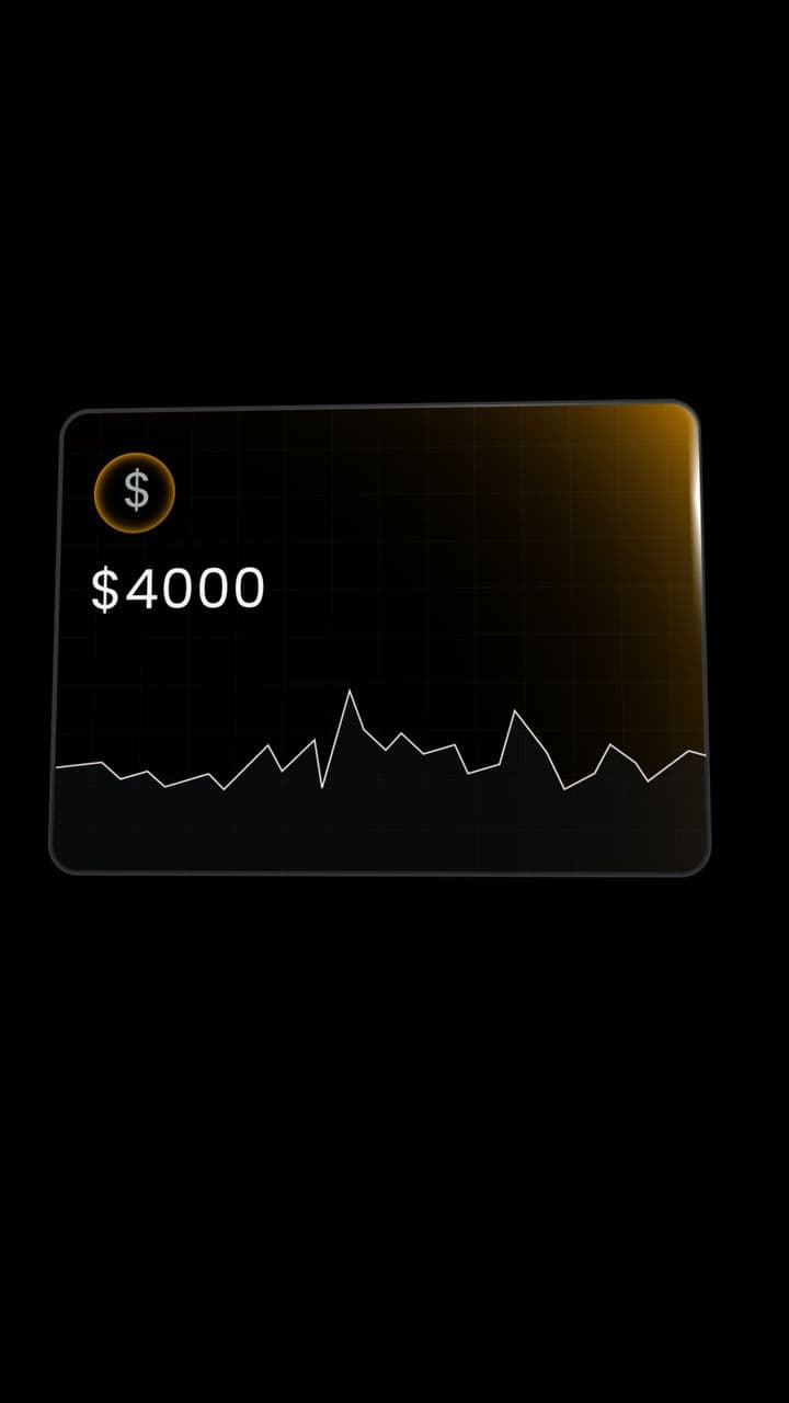 Animated Financial Metric Reveal with 1 Key Number