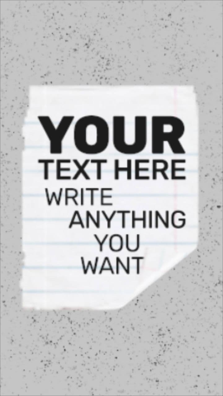 Torn Paper Text Animation