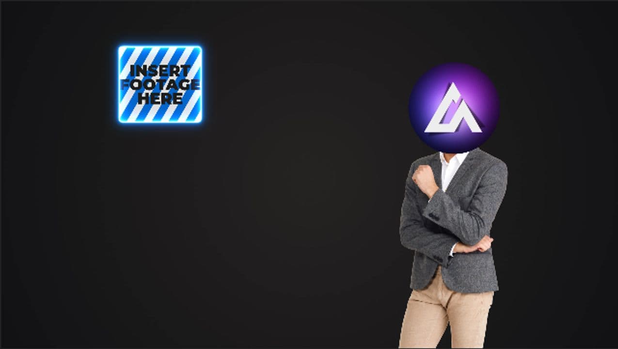 Logo Flip Transition | Portrait Background