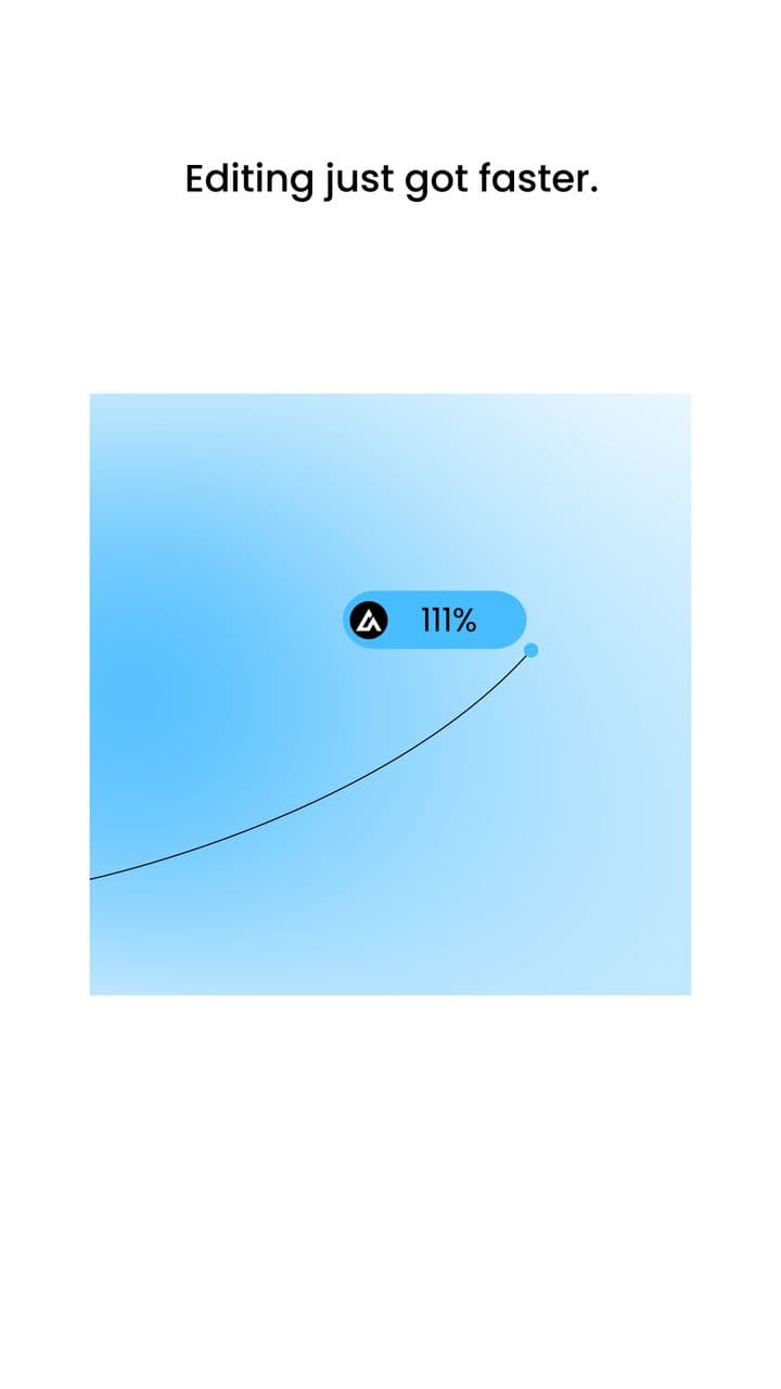 Growth Line Chart Animation | Percentage Data Visual
