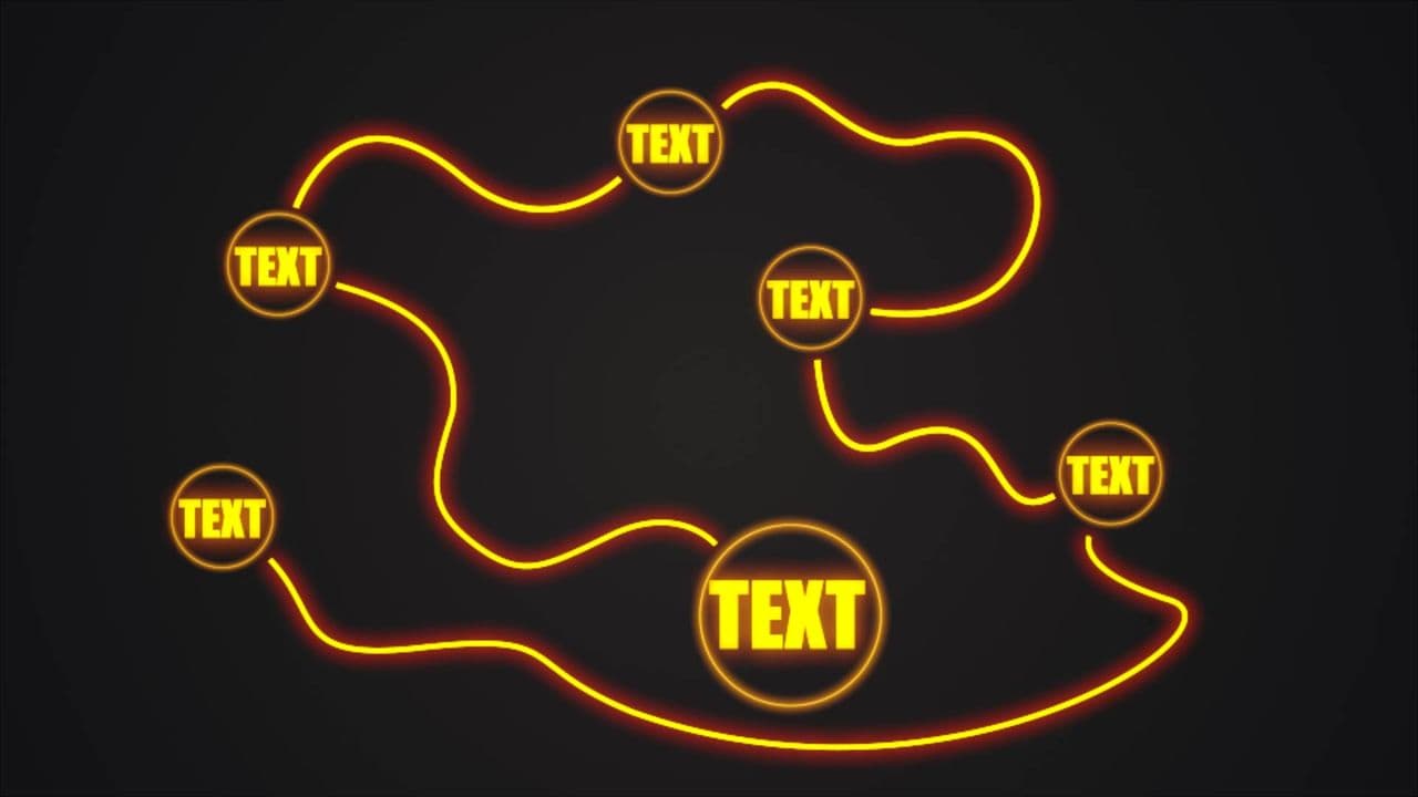 Glowing Text Step-by-Step Reveal | 6 Steps