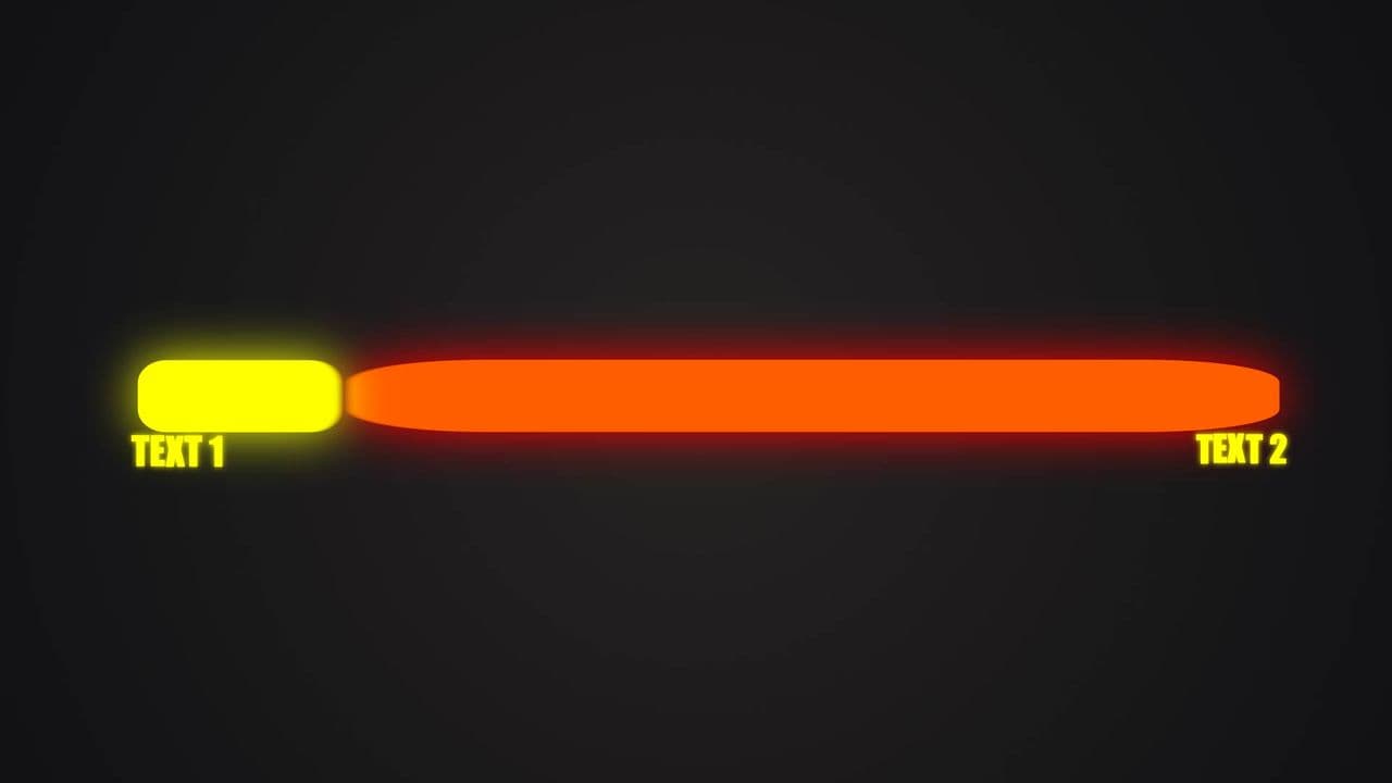 Bold Yellow-to-Red Transition Effect