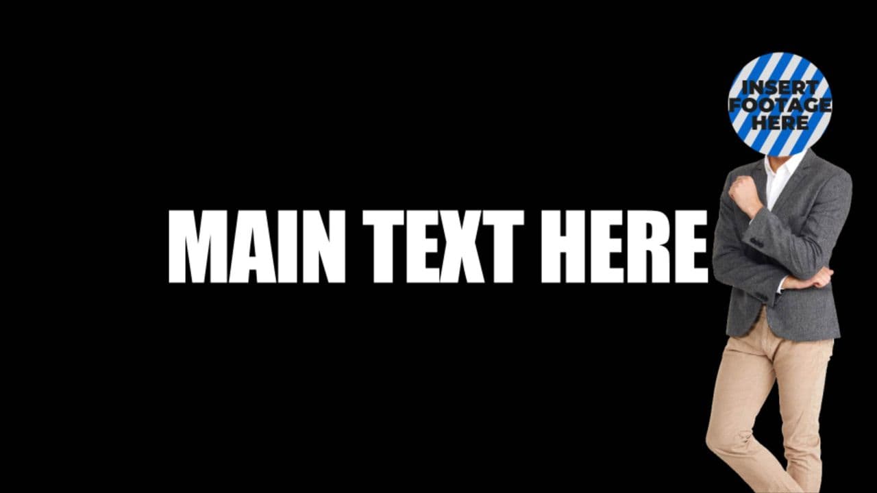 3-Text Flash Transition with Animated Character Swipe