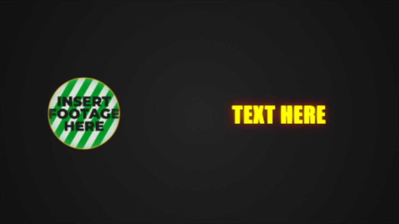 Logo and Text Overlay Transition Effect