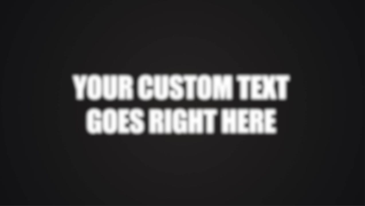 Dynamic Text: Zoom & Blur-to-Clear Effect