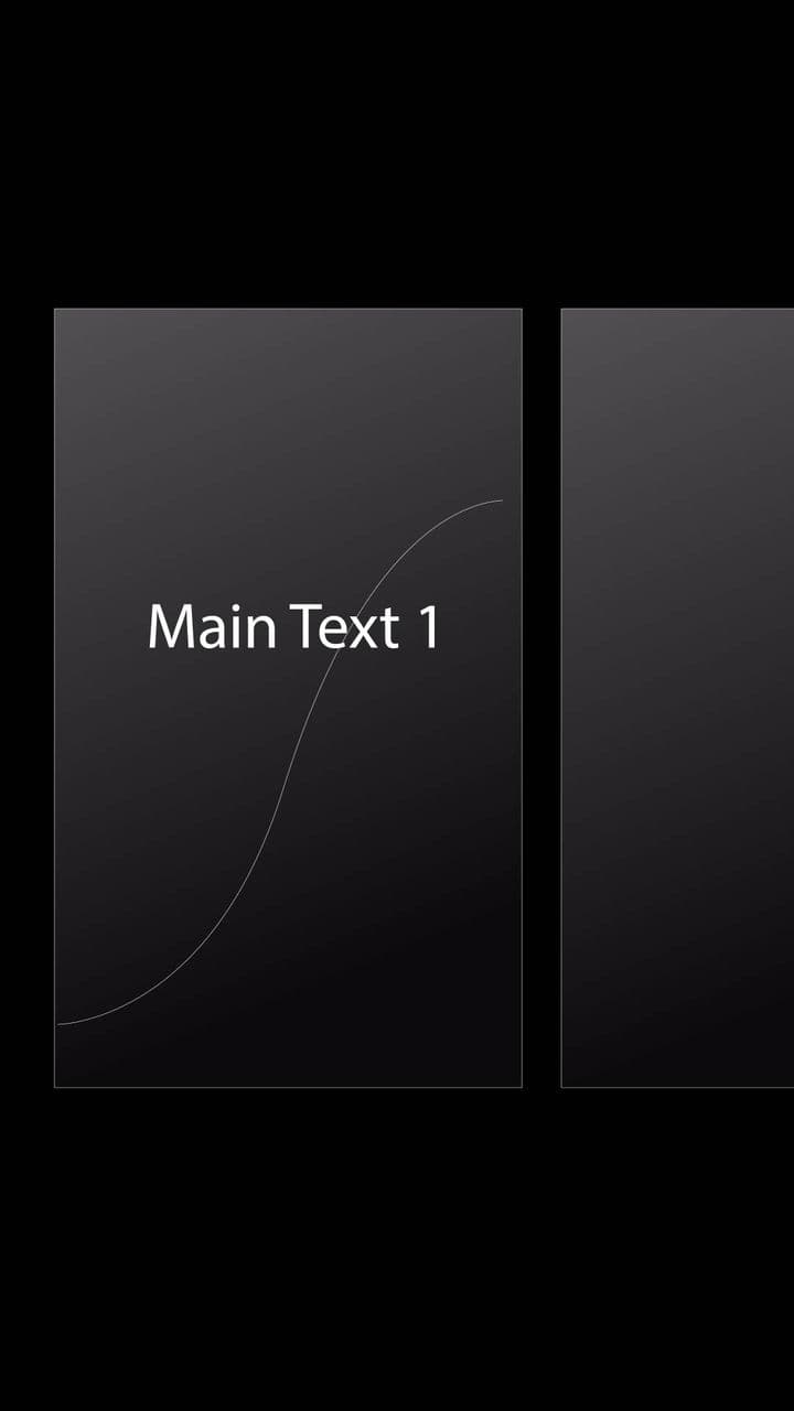 0X100x Style Minimal Vertical Text Slider