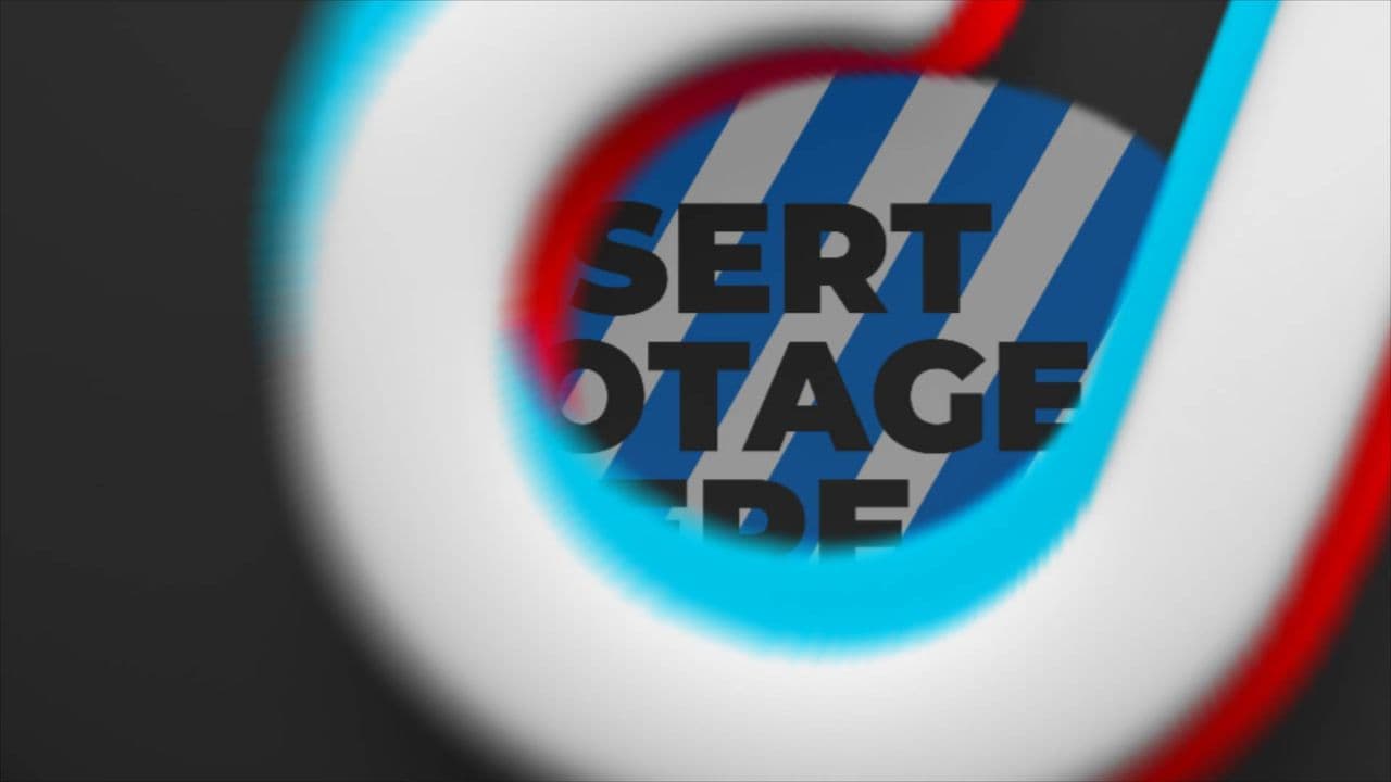 TikTok Logo Reveal with Hidden Image