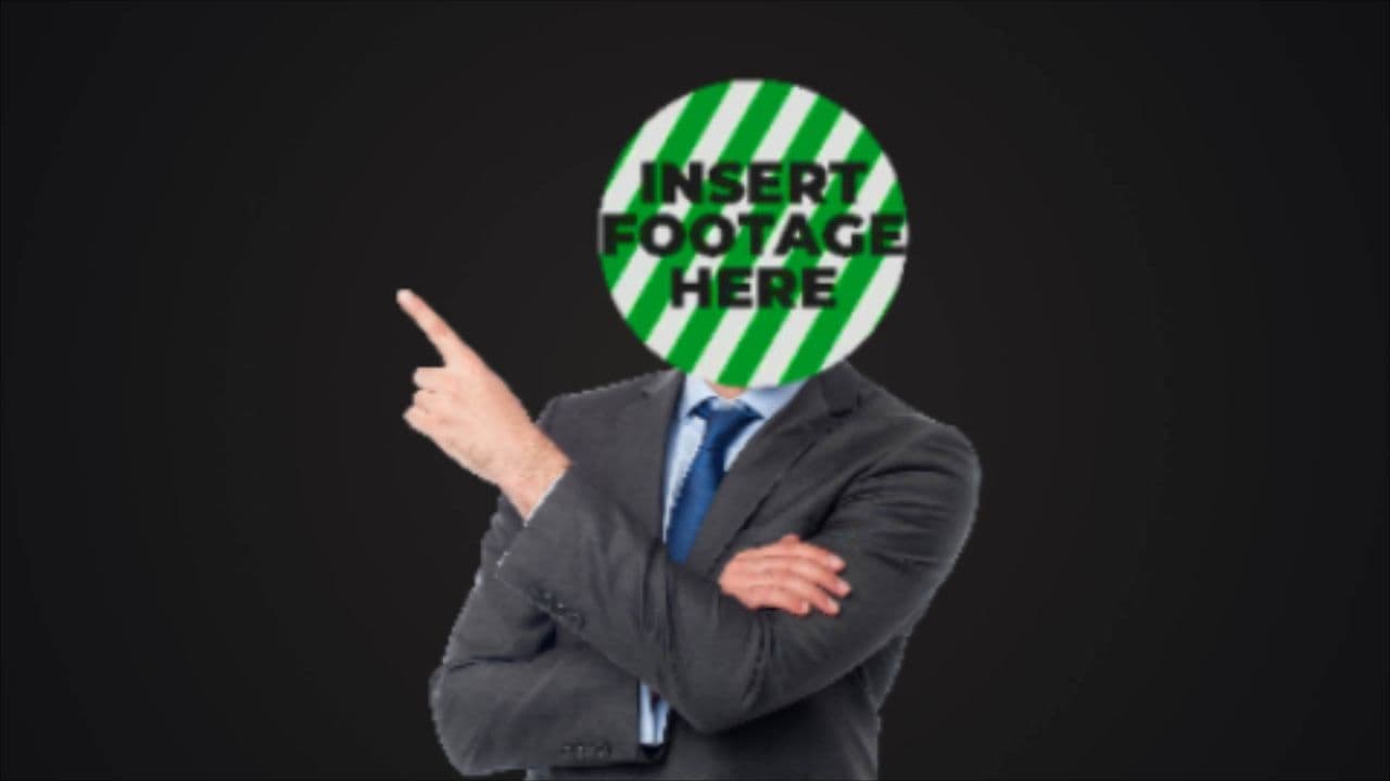 Animated Character with Sliding Orange Arrow to Logo