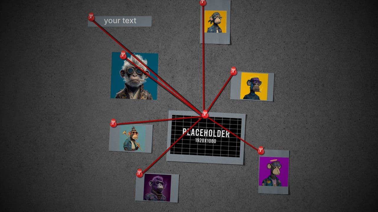 template Conspiracy Wall Reveal: 8 Placeholders to Link Your Story preview