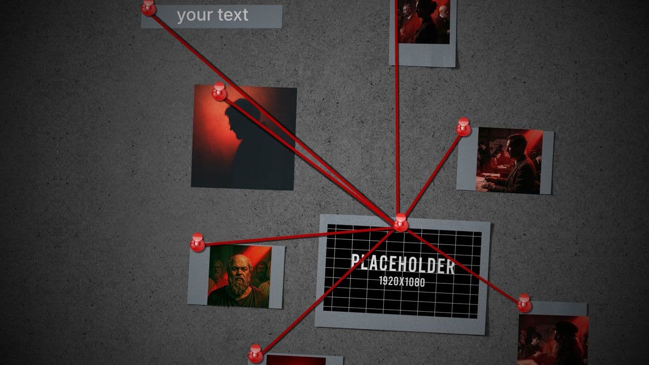template Conspiracy Wall Reveal: 8 Placeholders to Link Your Story preview