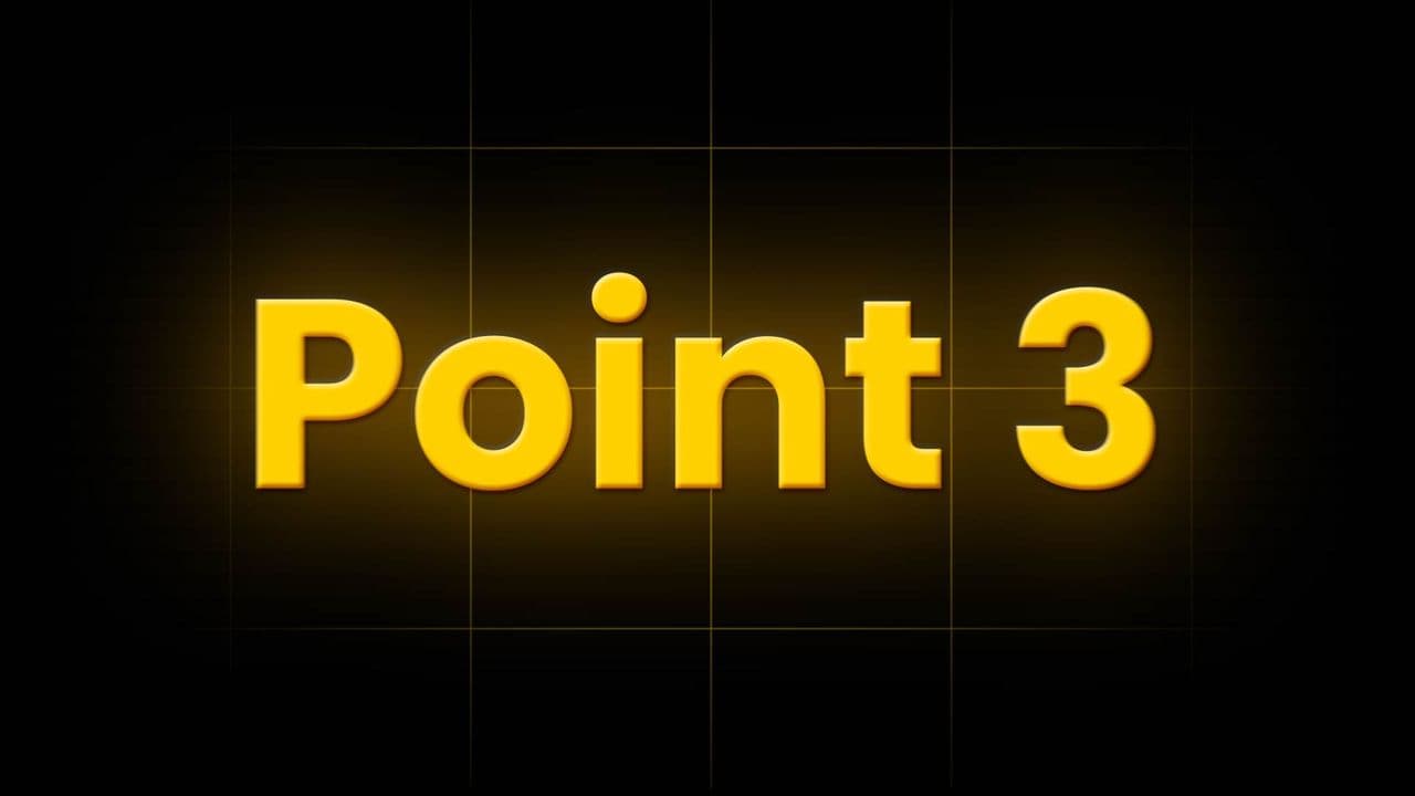3D Yellow Text Transition | Dynamic Glow Effect