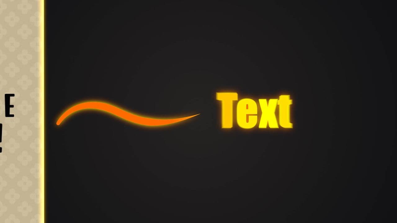 template Golden Curve Image-to-Text Transition | 1 Text preview