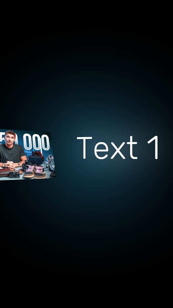 template 3D Breakdown Animation | 1 Footage Explained with 3 Key Texts preview