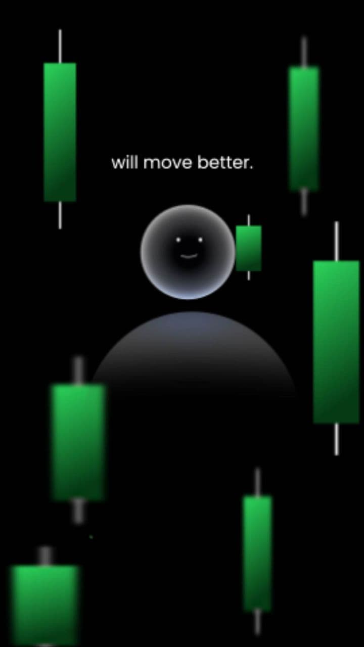 0X100x Style Dynamic Trading Candlestick Chart