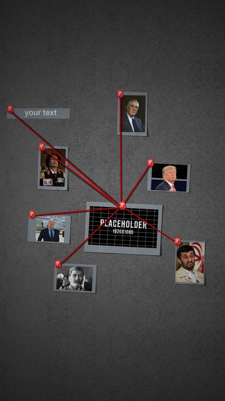 template Conspiracy Wall Reveal: 8 Placeholders to Link Your Story preview
