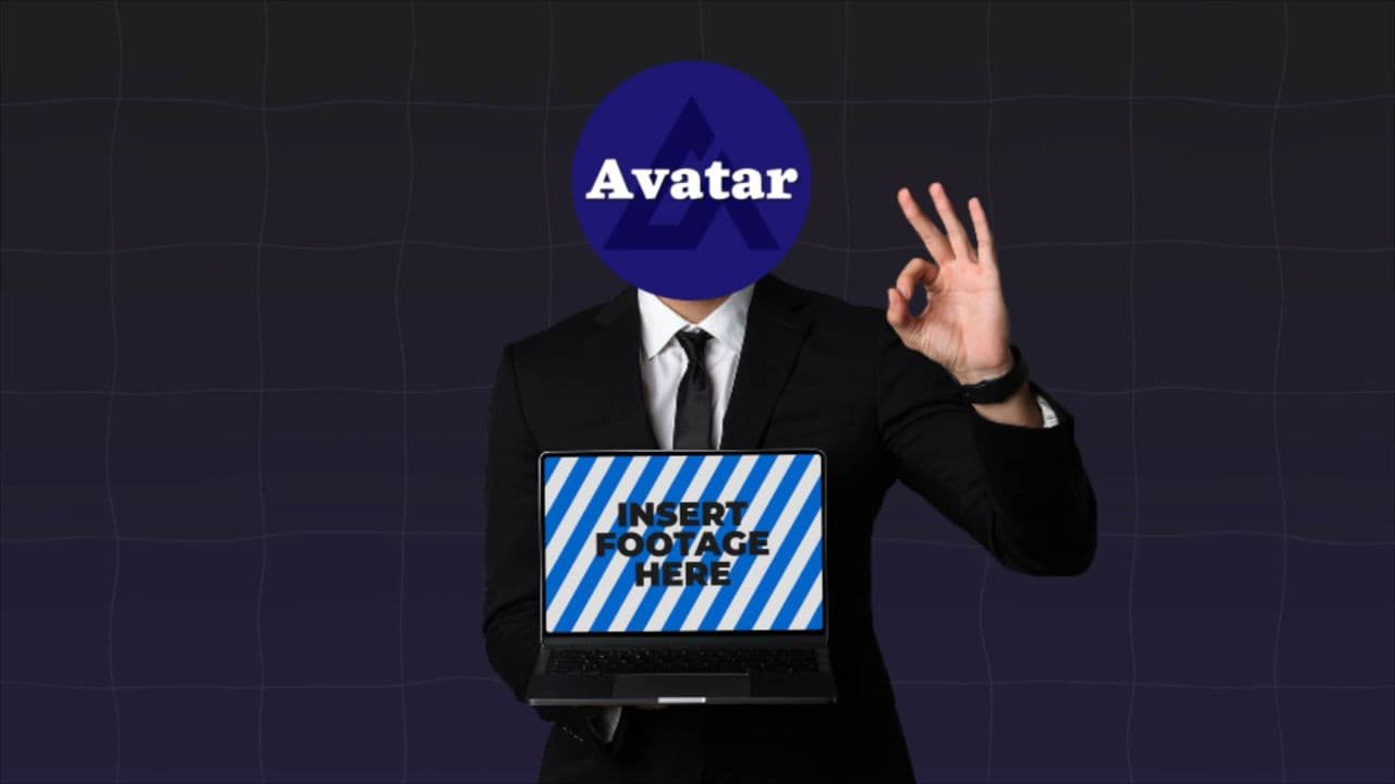 Animated Character | with Laptop Mockup
