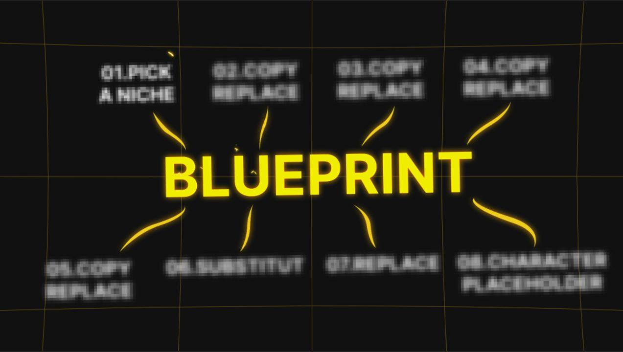 template Blueprint Process Reveal Animation | howtoai-style preview